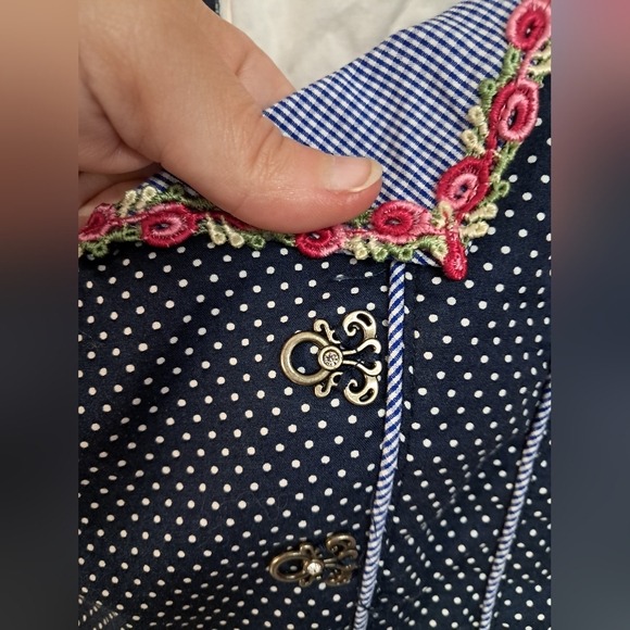 Clearlove vintage dress size large polka dot - Picture 3 of 7